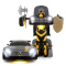 星辉(Rastar)RS战警奔驰一键遥控变形机器人变形车 儿童玩具车74800银色