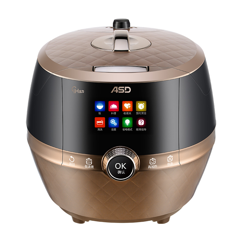爱仕达(ASD) AP-F50I102 电压力锅 旋风钛金釜内胆 22cm口径