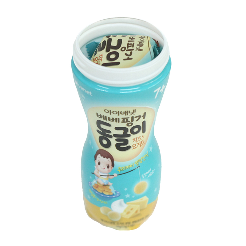 艾唯倪(ivenet)贝贝小馒头(奶酪&酸奶味)15g*4袋