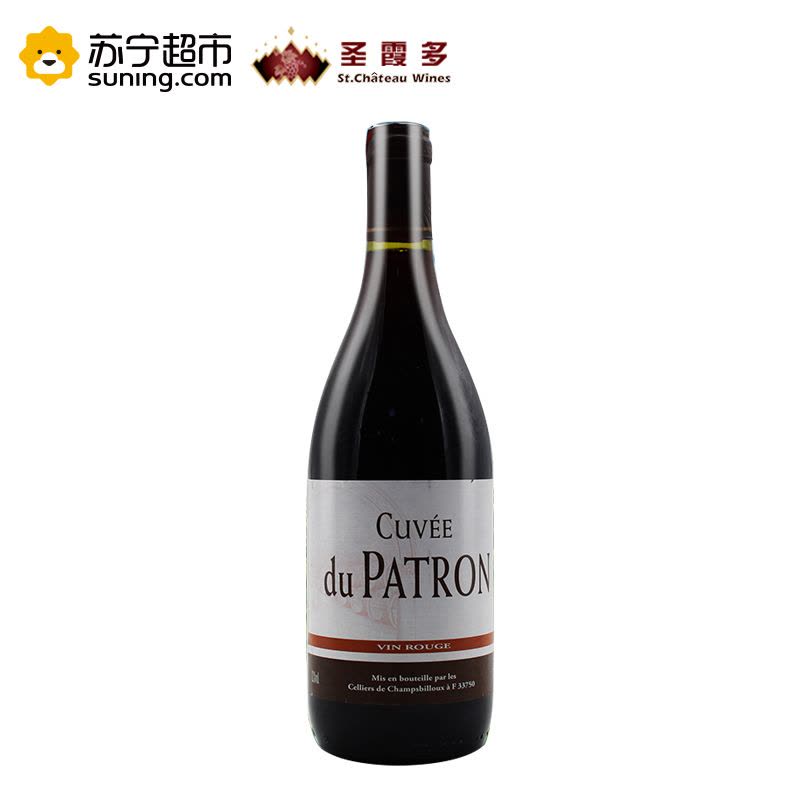 法国圣霞多酷威干红葡萄酒750ml 单支装图片