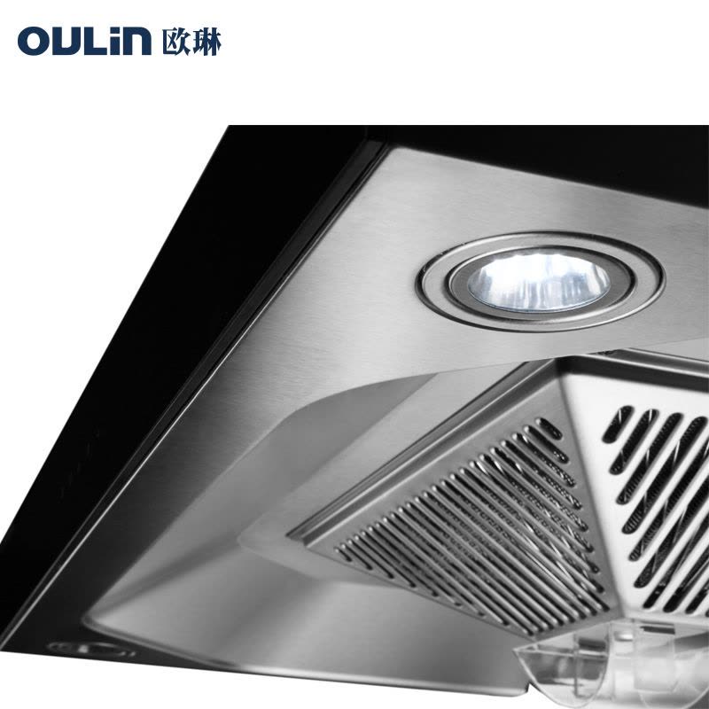 Oulin/欧琳 CXW-200-A22W抽油烟机钢化玻璃触摸顶吸式油烟机图片