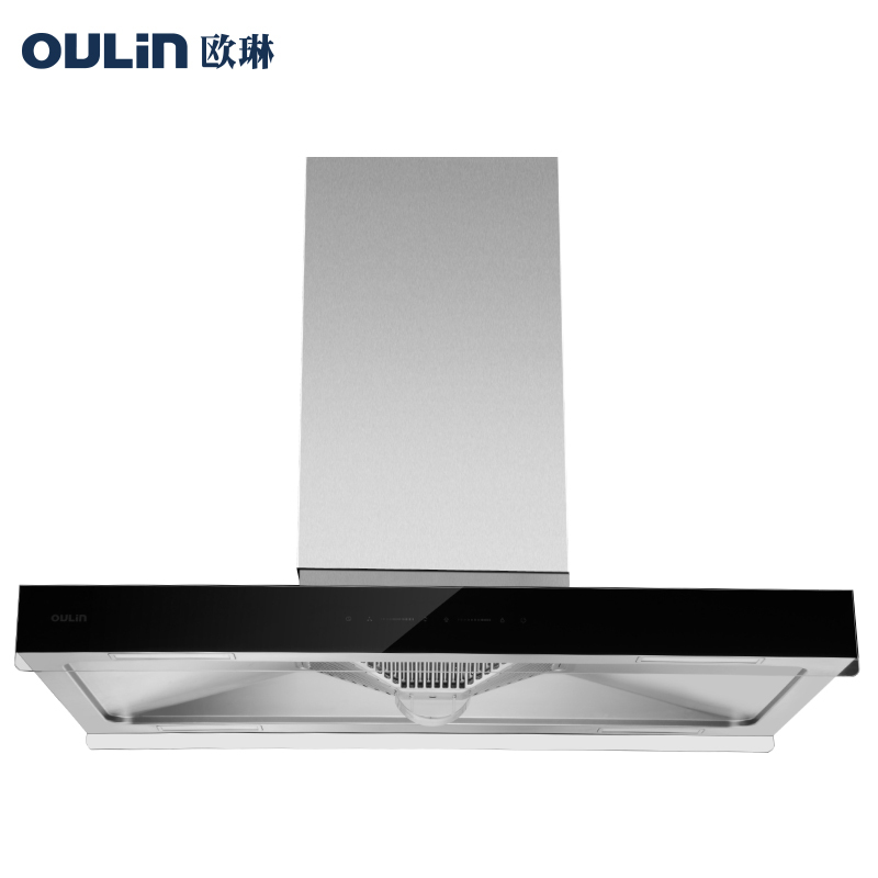 Oulin/欧琳CXW-220-A73 油烟机中岛系列悬挂安装简约时尚1.2M 20立方米大吸力顶吸油烟机