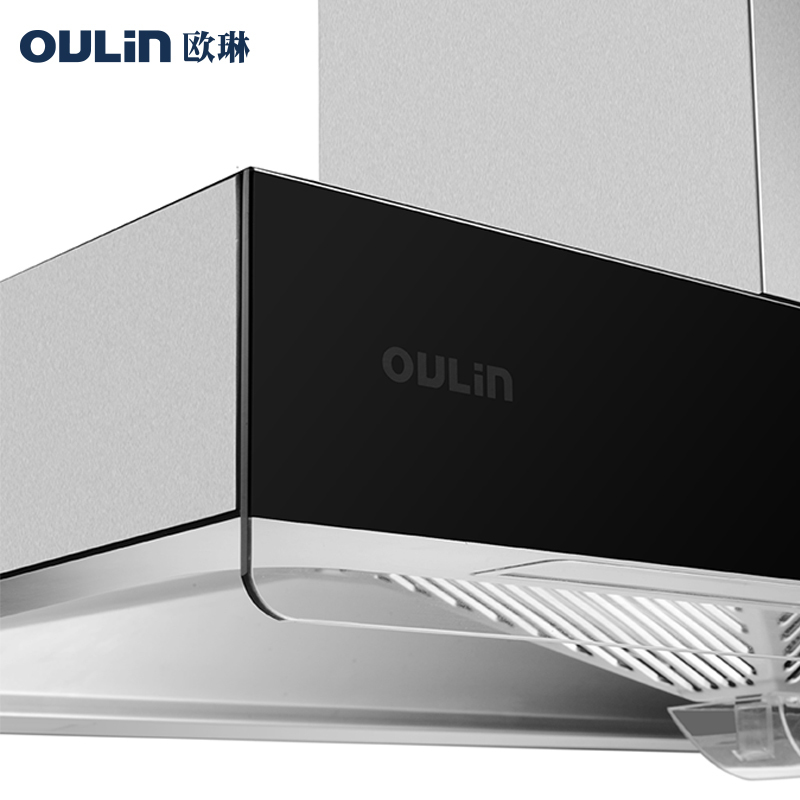Oulin/欧琳CXW-220-A73 油烟机中岛系列悬挂安装简约时尚1.2M 20立方米大吸力顶吸油烟机