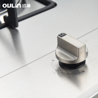 Oulin/欧琳灶具JZT-E29燃气灶高档拉丝不锈钢4.5KW单孔家用大火力煤气灶[天然气]