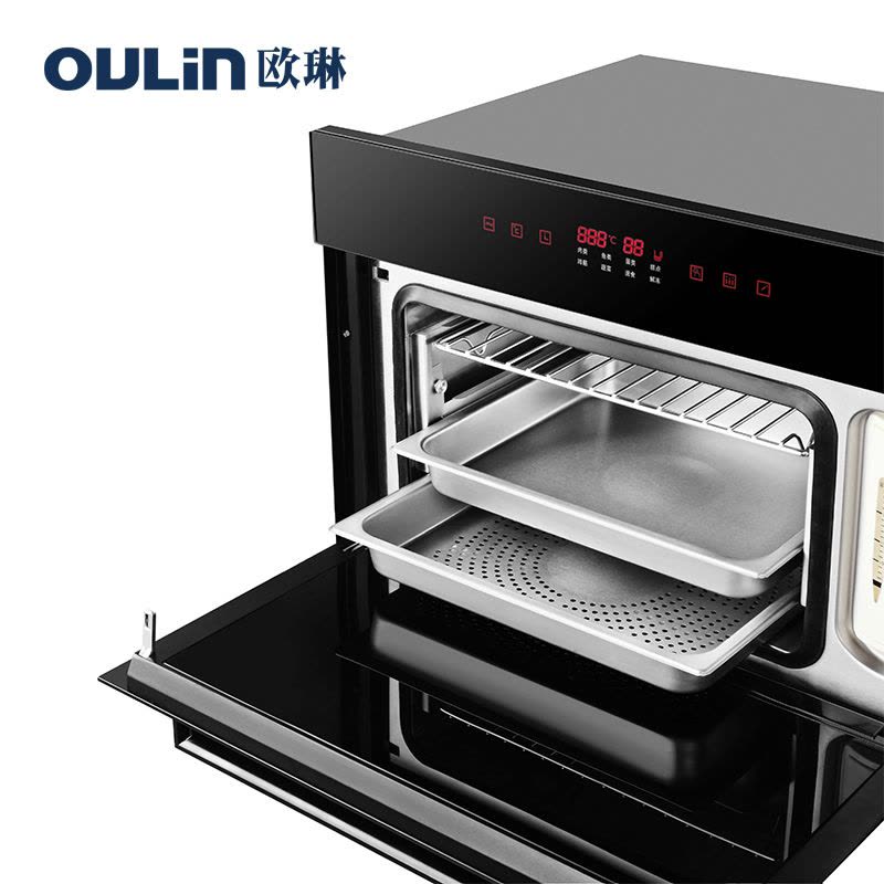 Oulin/欧琳ZQB235-RA1嵌入式蒸箱创新恒温内胆 23.5L升嵌入式家用电蒸箱图片