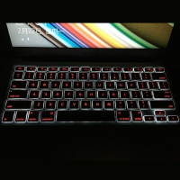 蓝盛(LENTION) MacBook Air/Pro13.3/15.4英寸键盘保护膜苹果笔记本电脑硅胶键盘膜 天蓝色