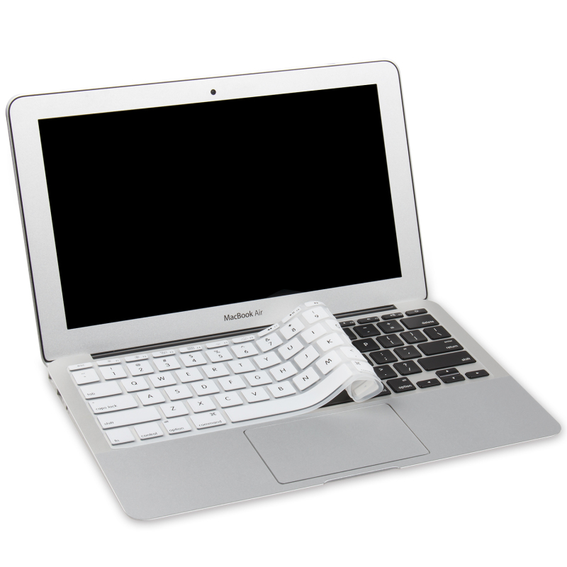 蓝盛(LENTION)MacBook Air11.6英寸斑斓键盘保护膜 适用苹果笔记本电脑键盘硅胶贴膜 白色