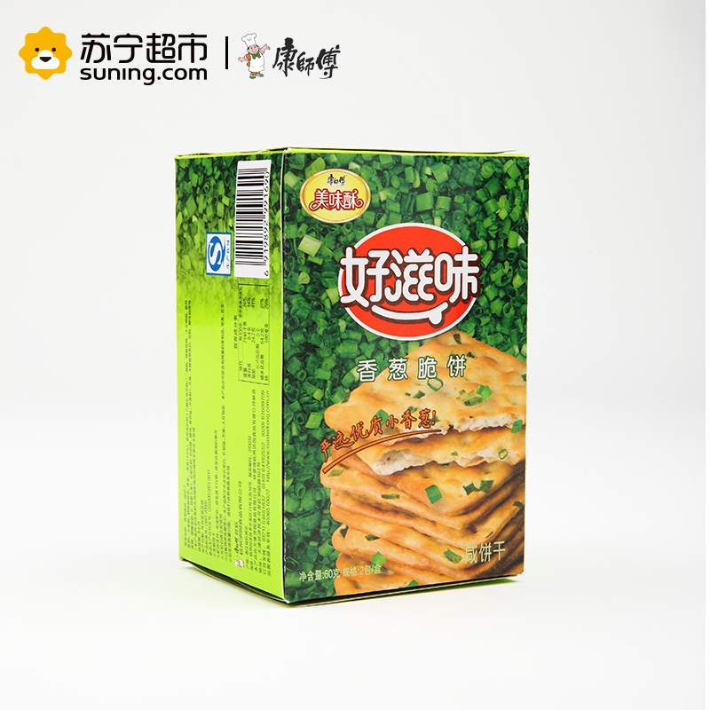 美味酥好滋味香葱脆饼60g盒装