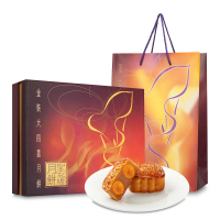 圣安娜饼屋金装大四喜月饼705g 传统手工老式广式月饼港式月饼中秋月饼礼盒装广东特产零食糕点