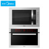 美的(Midea) 嵌入式 银魅系列 微波炉+蒸箱 AG925BMH-NS+TPN26MSS-SSL