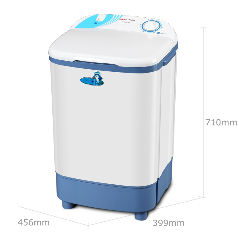 金帅(jinshuai)XPB65-1668 6.5千克 单桶半自动 小洗衣机 蓝高清大图