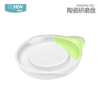 喔喔牛 婴儿辅食陶瓷研磨器 宝宝辅食研磨盘 儿童辅食工具研磨器TB-1597绿色