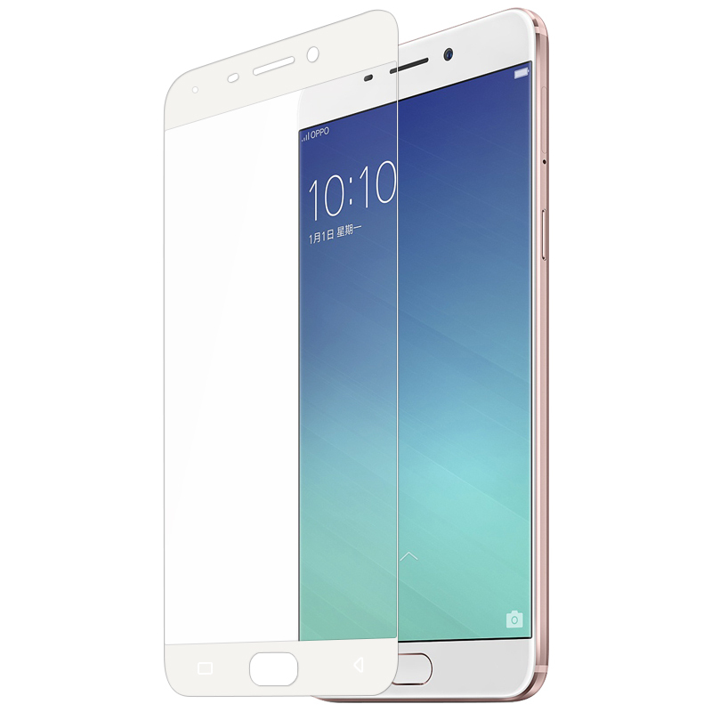 优加 OPPO R9 Plus钢化膜/钢化玻璃膜/全覆盖全贴合钢化钢化膜/手机膜/保护膜