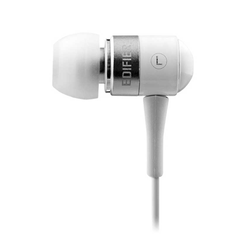 漫步者(Edifier) H285升级版入耳式重低音耳塞高保真立体声耳机 白色