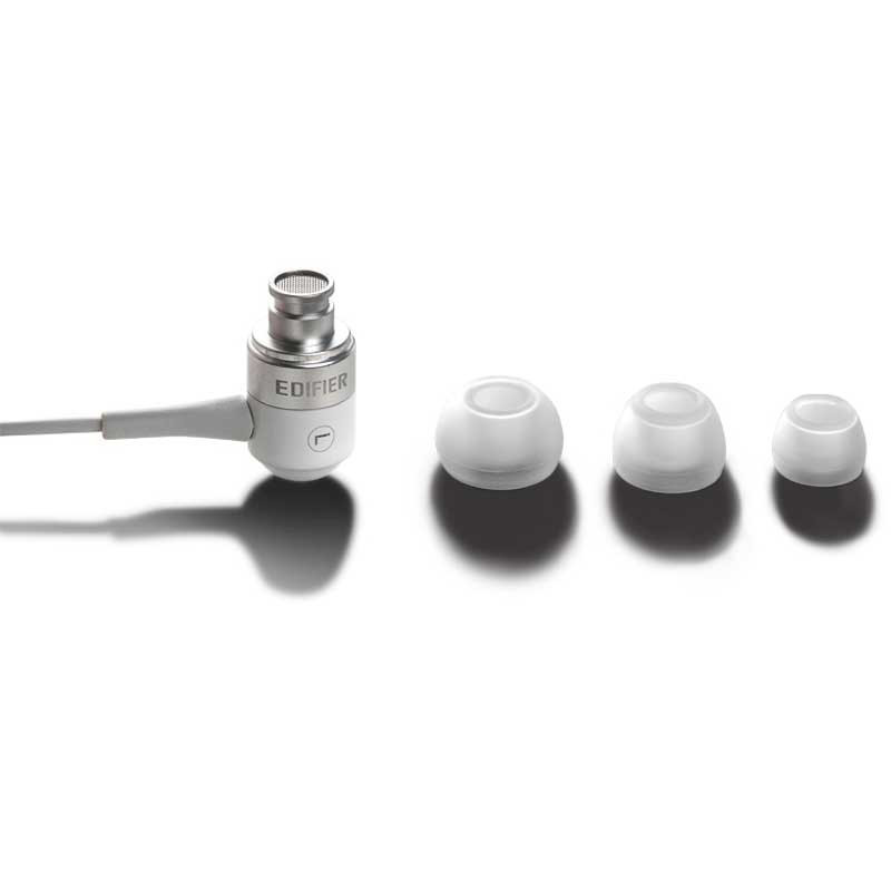 漫步者(Edifier) H285升级版入耳式重低音耳塞高保真立体声耳机 白色