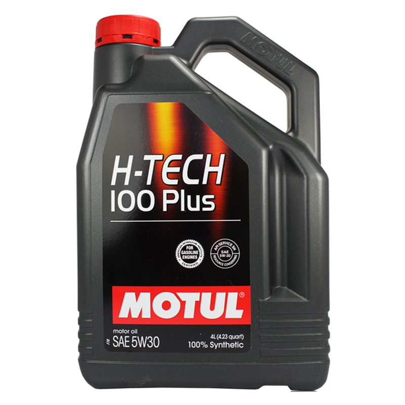 MOTUL H-TECH 100 PLUS 5W30 全合成汽车发动机润滑油 API SN级别 4L/瓶