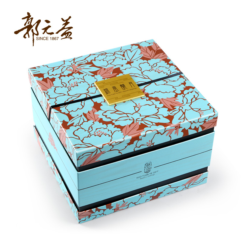 郭元益锦风酿月礼盒(什锦糕点饼干果冻糖果)1309g