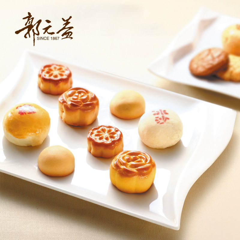 郭元益锦风酿月礼盒(什锦糕点饼干果冻糖果)1309g