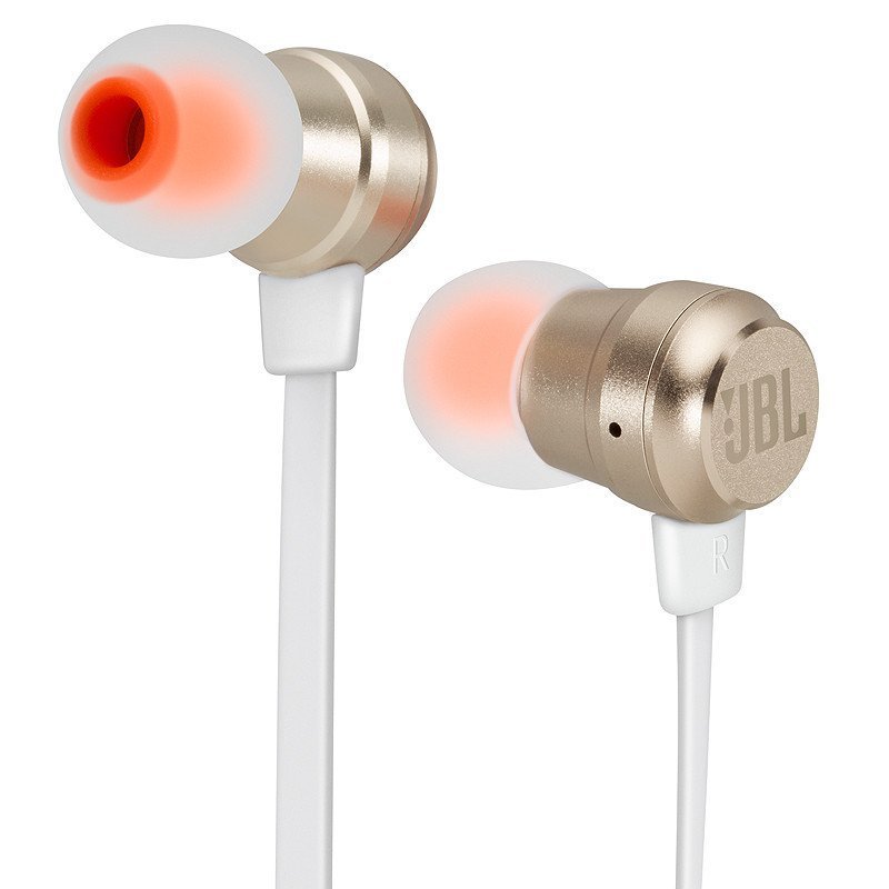JBL T280A 立体声入耳式耳机/手机耳机 金色