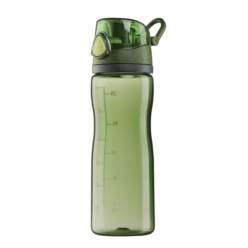 膳魔师时尚精品饮水杯HT-4002(GR)/绿色/塑料杯/700ml/冷水杯/运动瓶/带刻度/安全/卫生/健康