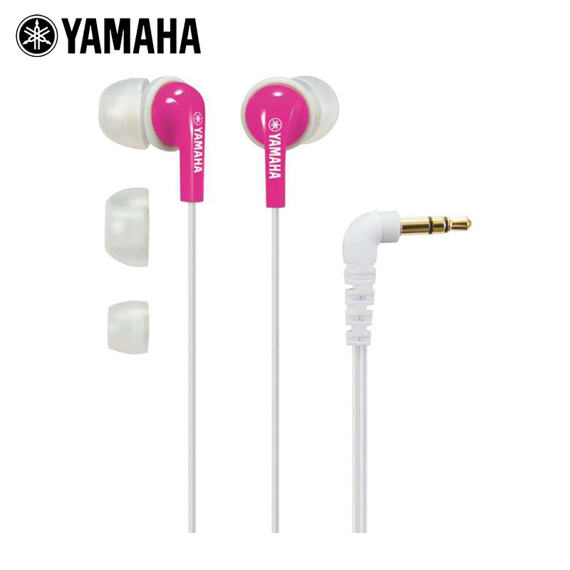 Yamaha/雅马哈 EPH-20 入耳式耳机通用苹果安卓有线耳塞 粉红色
