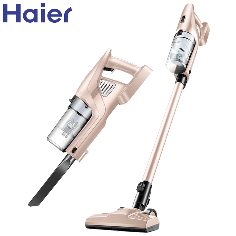 海尔(Haier)无线充电吸尘器 家用车用手持式推杆静音小型 ZB1205G