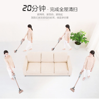 海尔(Haier)无线充电吸尘器 家用车用手持式推杆静音小型 ZB1205G