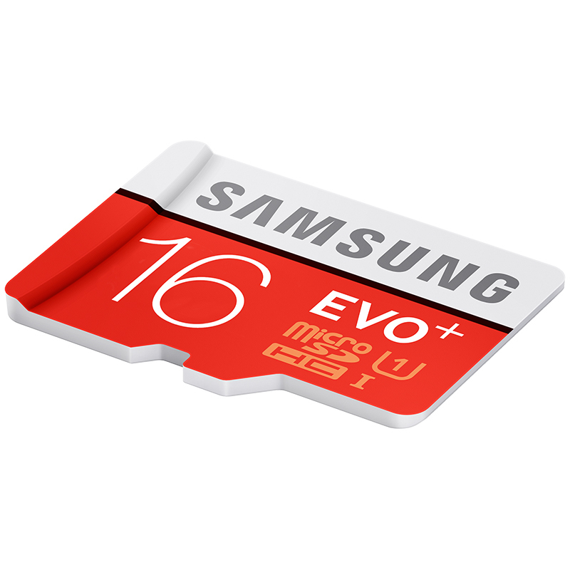 三星(SAMSUNG) MicroSD存储卡 16G(CLASS10 UHS-1 80MB/s) EVO Plus