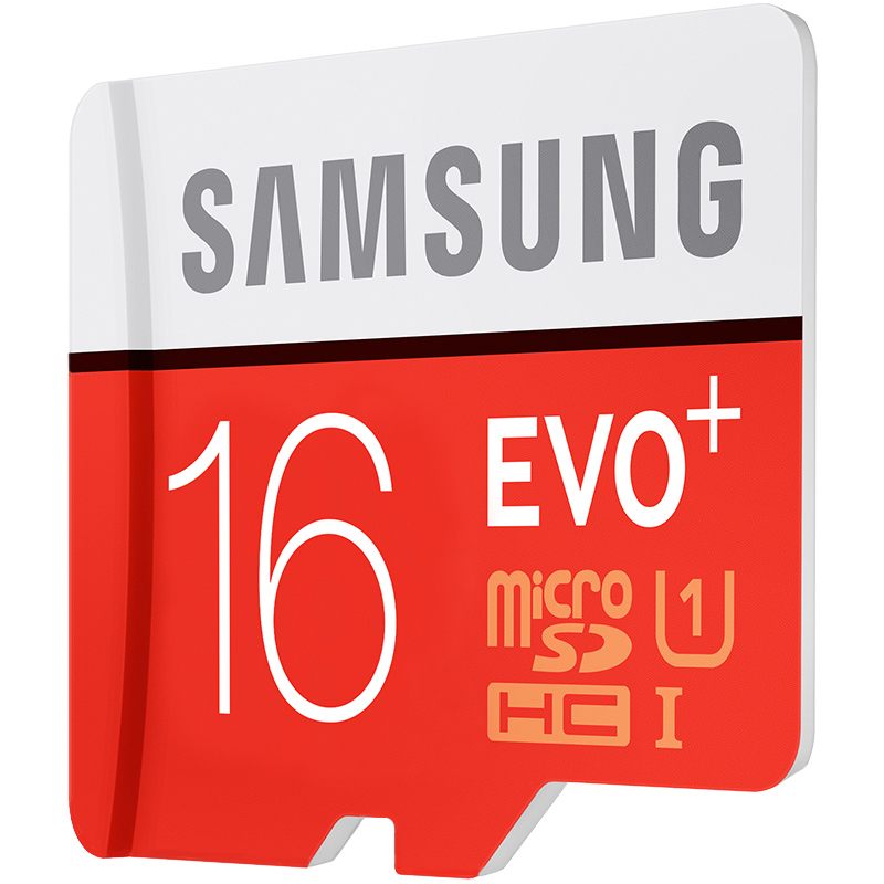 三星(SAMSUNG) MicroSD存储卡 16G(CLASS10 UHS-1 80MB/s) EVO Plus