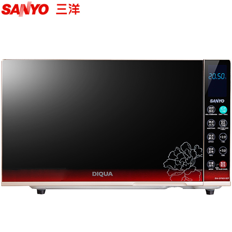 三洋(SANYO) 微波炉 EM-GF6311EP 平板 23L 微电脑 烧烤