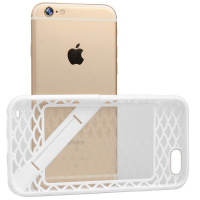 ESCASE iPhone 6S手机壳 苹果6s手机套 全包轻奢 华丽女款支架4.7防摔硅胶卡包软壳