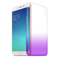 ESCASE OPPO R9 plus手机壳 /保护壳 /手机套 全包软壳 透明软壳 TPU渐变手机壳 男女款