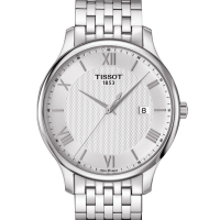 天梭TISSOT俊雅系列金属钢带男士石英手表T063.610.11.038.00