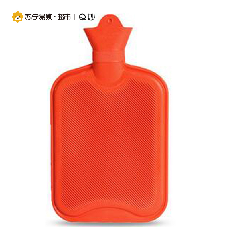 Q妙橡胶注水热水袋充水暖手宝1L