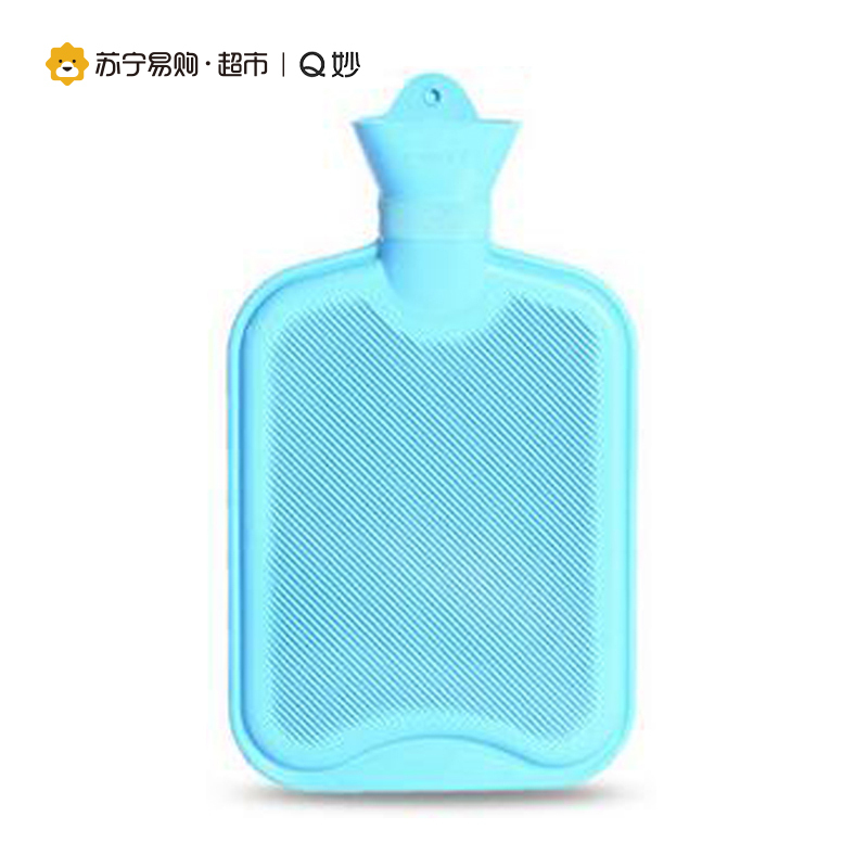 Q妙橡胶注水热水袋充水暖手宝1L
