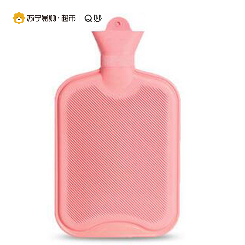 Q妙橡胶注水热水袋充水暖手宝1L