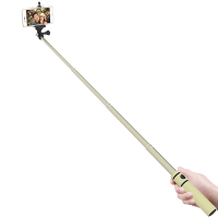 ESCASE 手机自拍杆 蓝牙支架 苹果6splus 5s华为P9自拍神器竿自牌神器4 深空灰