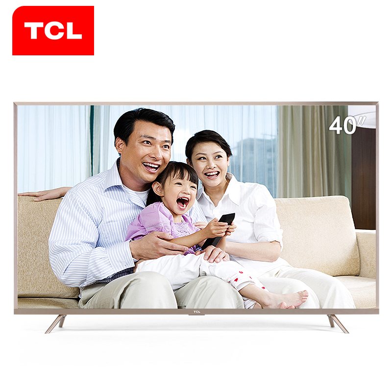TCL L40P2-UD 40英寸 真4K全生态HDR 21核安卓智能LED电视（香槟金）高清大图