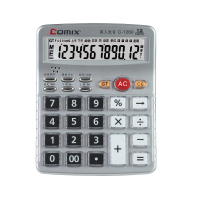 齐心 C-1260 计算器 中台 经典语音王 银色
