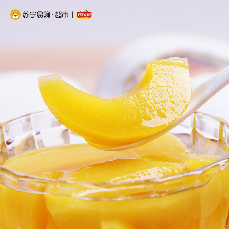 欢乐家 黄桃罐头 268g*12