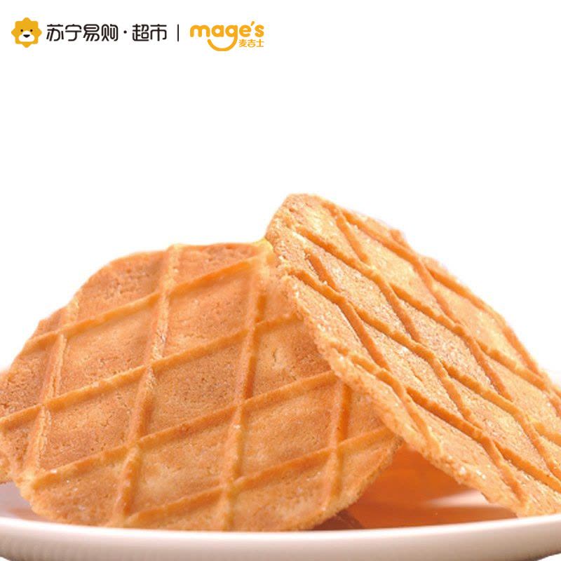 麦吉士mage’s原味脆华夫盒装105g黄油脆薄饼干休闲午茶鸡蛋煎饼代餐零食品图片