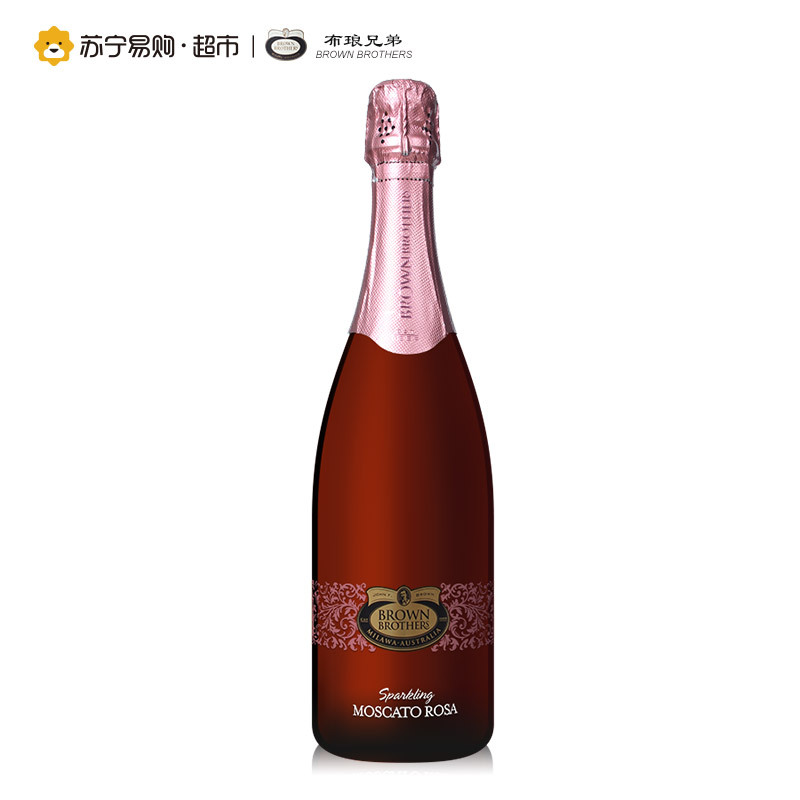 布朗兄弟(布琅兄弟)莫斯卡托桃红起泡葡萄酒 750ml 单支装