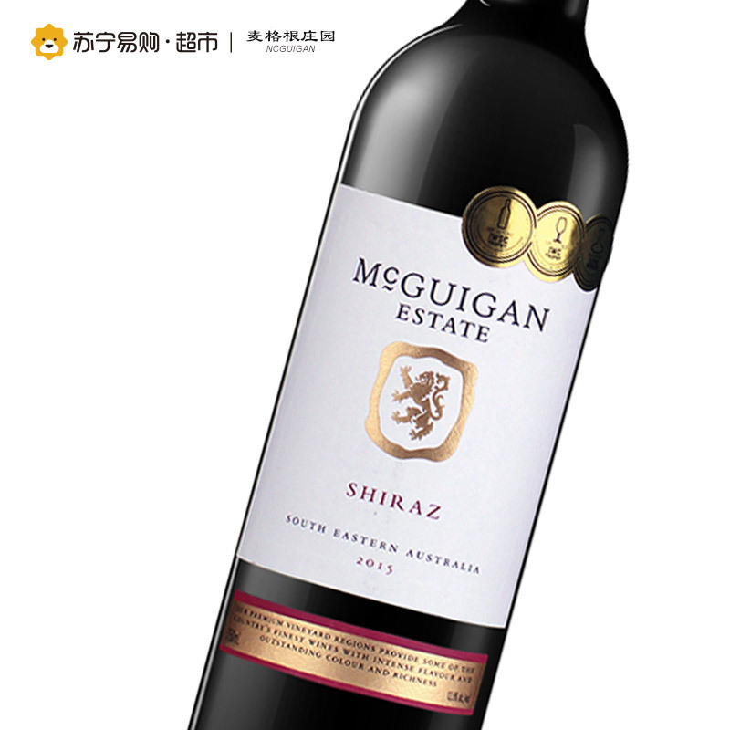 麦格根庄园 西拉红葡萄酒 750ml 单支装