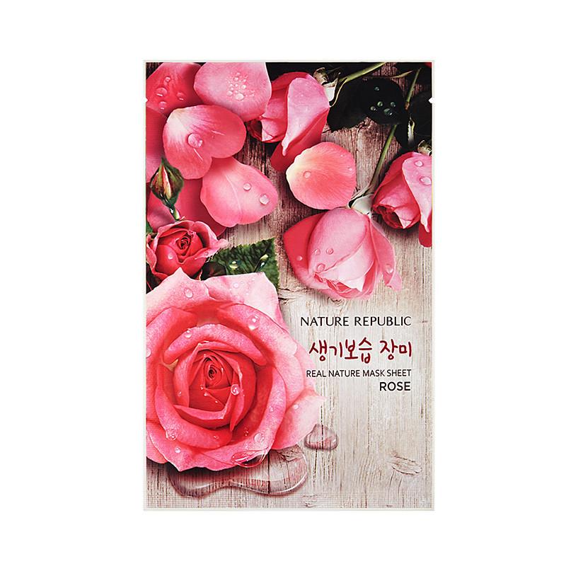 Nature Republic 纳益其尔精粹自然玫瑰面膜 23ml*10片