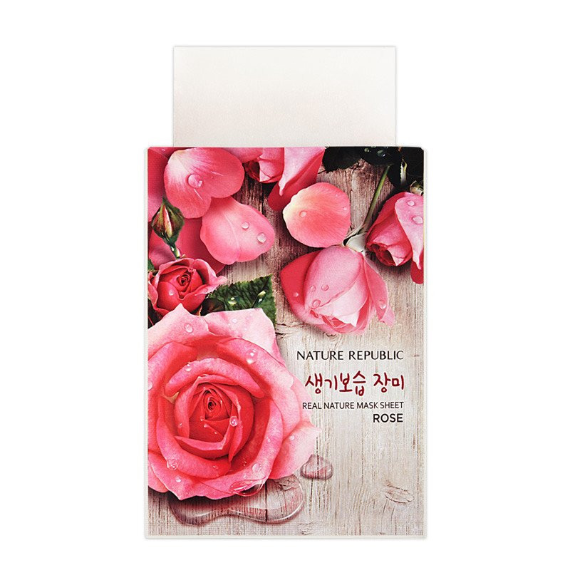 Nature Republic 纳益其尔精粹自然玫瑰面膜 23ml*10片