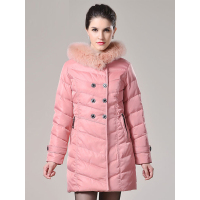 大羽女中长款羽绒服9176