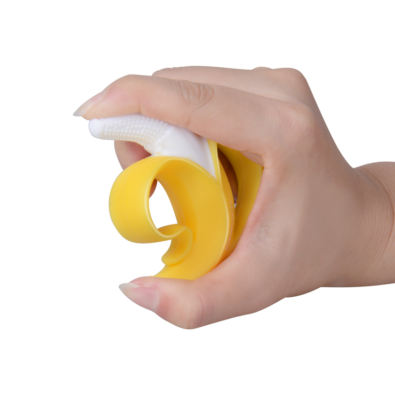 美国 努比(Nuby)香蕉牙龈宝宝口腔发育按摩器高清大图
