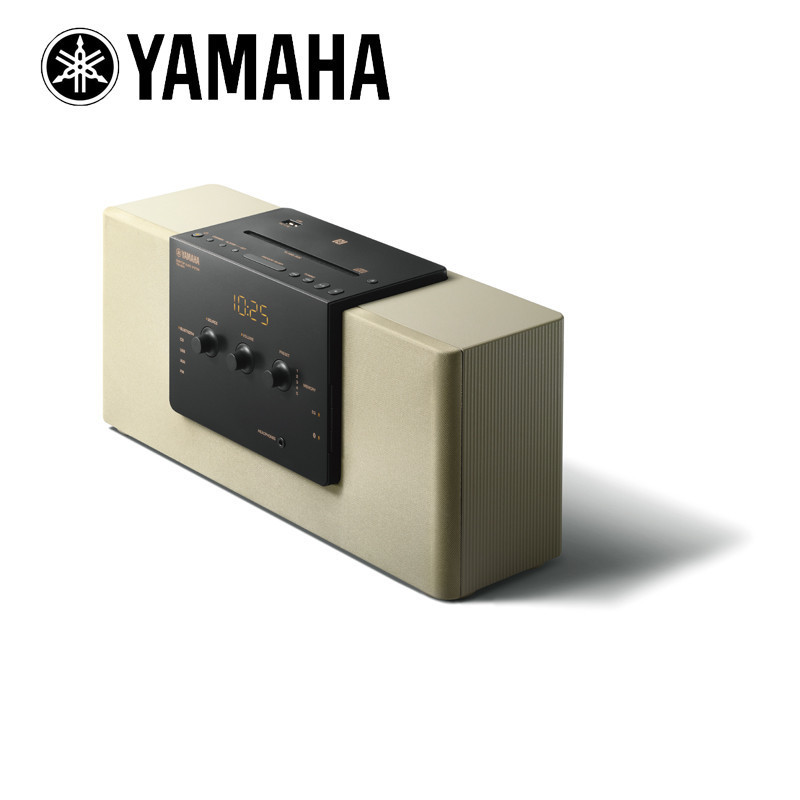 雅马哈(YAMAHA)一体桌面音响蓝牙智能音响CD音响TSX-B141 香槟金
