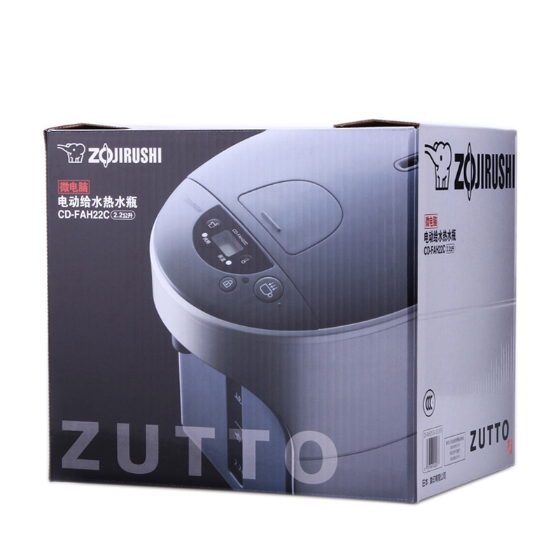象印(ZO JIRUSHI) 电热水壶CD-FAH22C 防空烧ZUTTO系列微电脑电热水瓶 2.2L