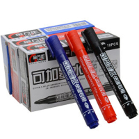 金万年(Genvana)G-0908 大双头记号笔 记号笔 物流箱头书写 10支/盒